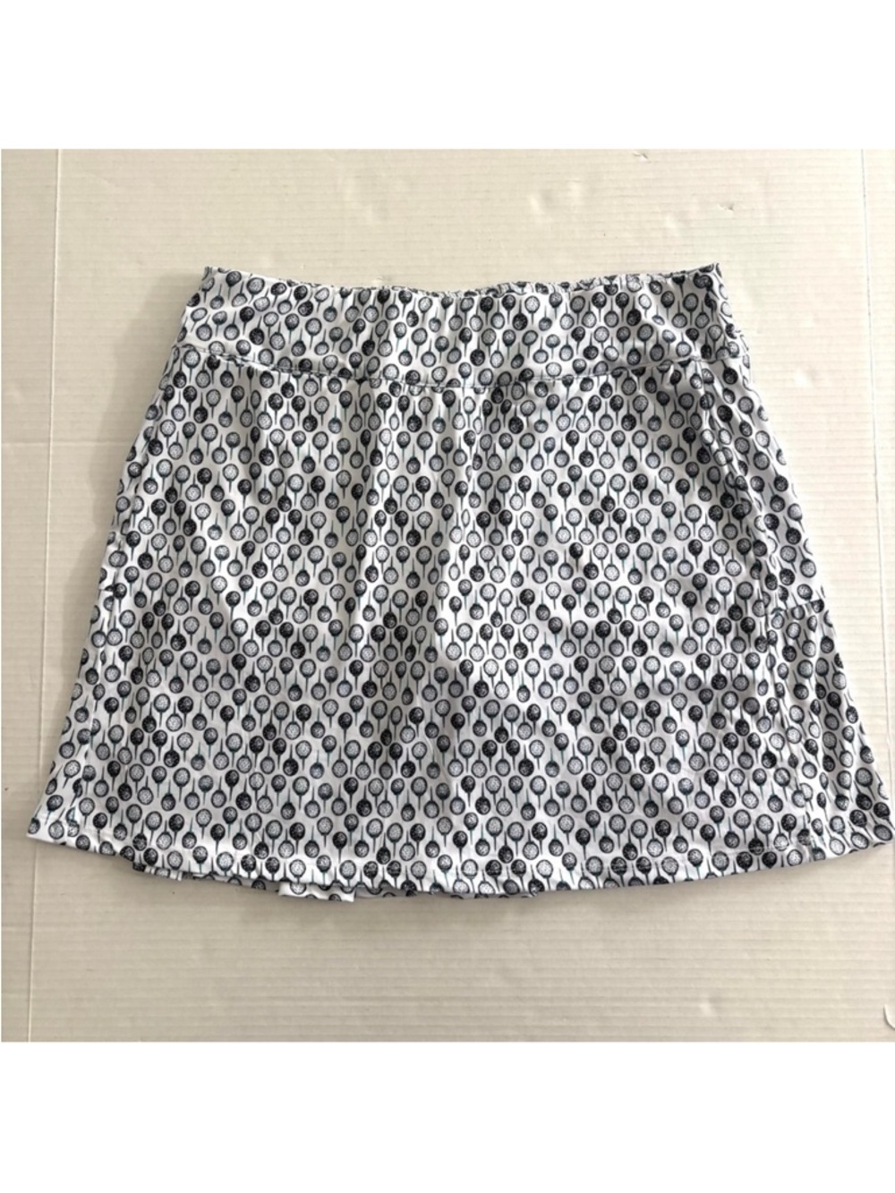 Emerald 18 Skort Golf‎ Balls Pattern Pleated Tennis Pickleball Pockets Women’s M